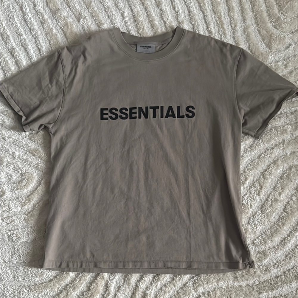 Essentials Men's Tan T-Shirt